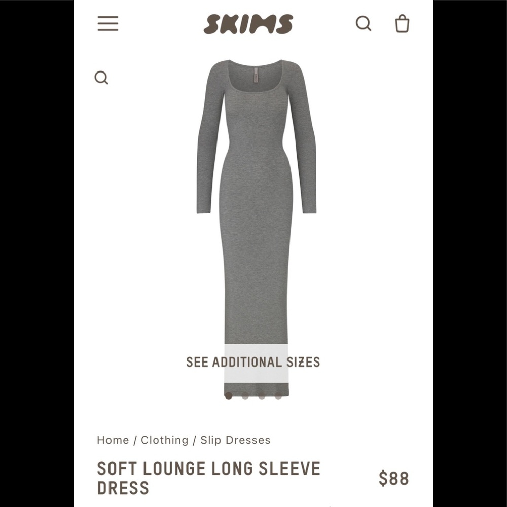 Skims soft lounge dress